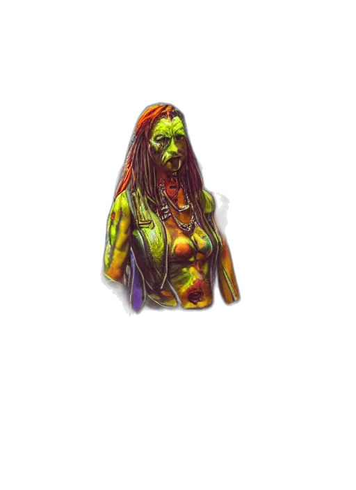 jewelry, mask, creature, staff transparent PNG cut-out