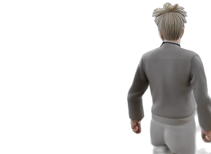jacket, 3d render, concept art, model transparent PNG cut-out
