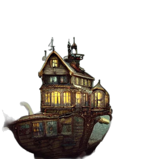 building, crown, hat, concept art transparent PNG cut-out