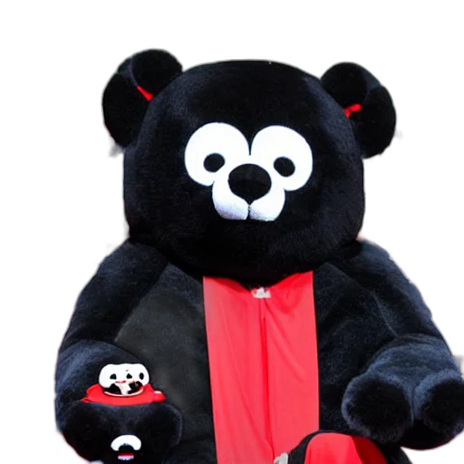 jacket, 3d render, sacred, kumamon, high, resolution, photo transparent PNG cut-out