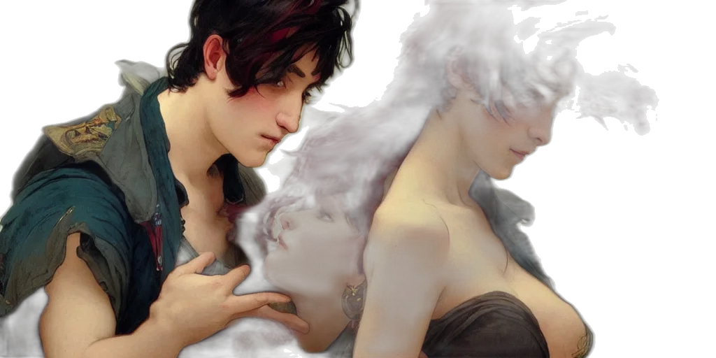 fantasy art, photorealistic, concept art, oil painting transparent PNG cut-out