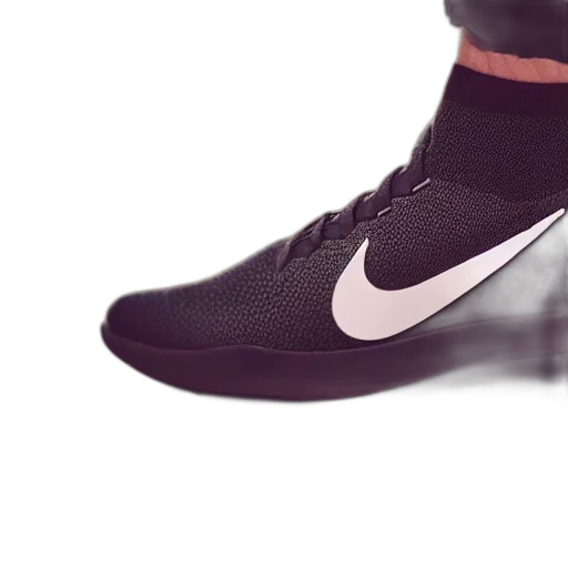 shoes, weapon, 3d render, photorealistic transparent PNG cut-out