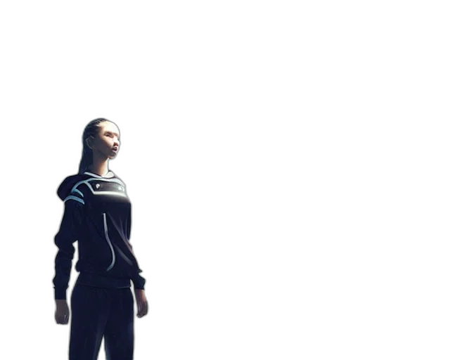 jacket, robot, staff, dress transparent PNG cut-out