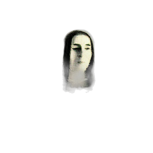 face, hair, creature, robot transparent PNG cut-out