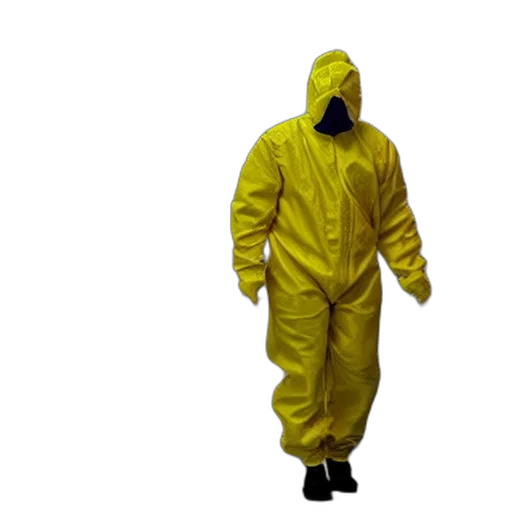 jacket, hazmat, suit, guy transparent PNG cut-out