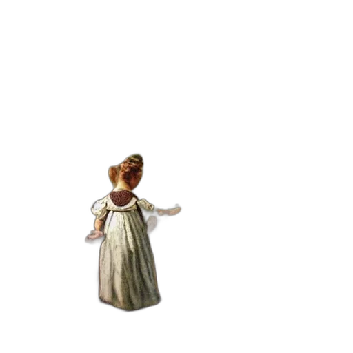 dress, staff, crown, jewelry transparent PNG cut-out
