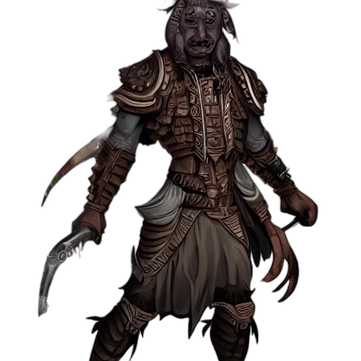 staff, creature, mask, concept art transparent PNG cut-out