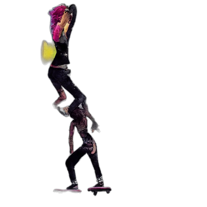 robot, creature, staff, shoes transparent PNG cut-out