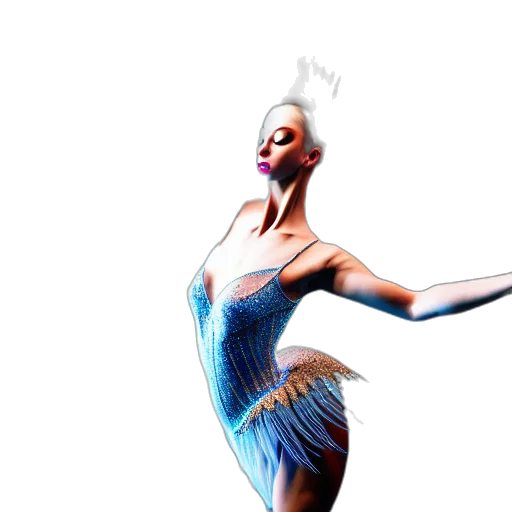dress, 3d render, concept art, photorealistic, fantasy art, underwater, blue, photography transparent PNG cut-out