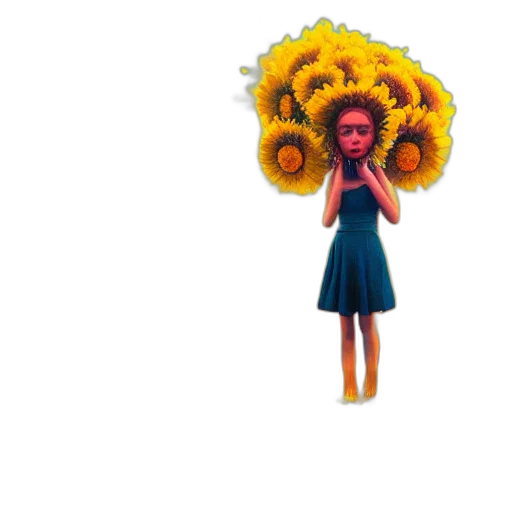 flower, dress, crown, umbrella transparent PNG cut-out