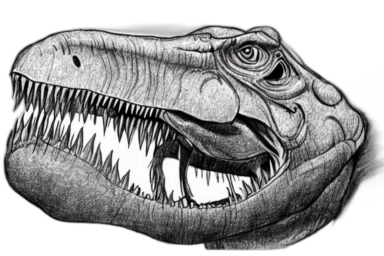 creature, animal, dragon, mask, concept art, photorealistic, pencil sketch, cartoon transparent PNG cut-out