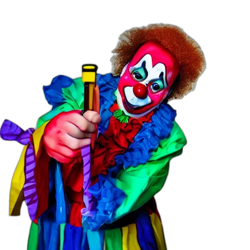 staff, weapon, umbrella, jacket, clown, stalking, computer, user transparent PNG cut-out