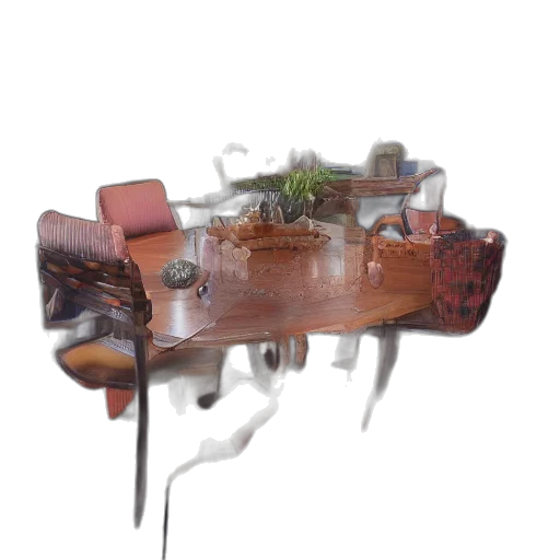 furniture, staff, food, weapon, 3d render, concept art, photorealistic, vaporwave transparent PNG cut-out