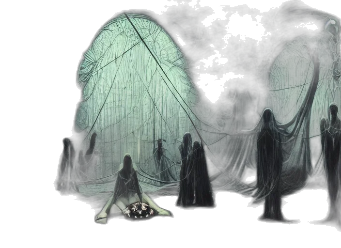umbrella, concept art, fantasy art, comic book art transparent PNG cut-out