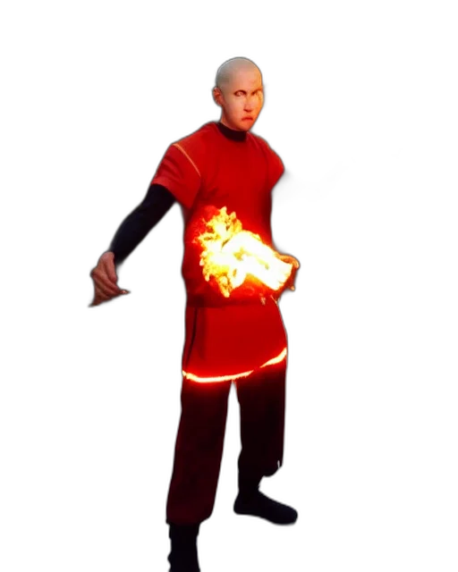 staff, jacket, weapon, creature, concept art, 3d render, pixel art, comic book art transparent PNG cut-out