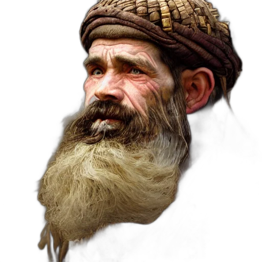 face, hat, mask, animal, photorealistic, concept art, fantasy art, oil painting transparent PNG cut-out