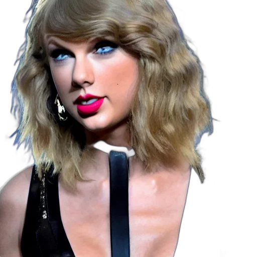 3d render, photorealistic, taylor, swift transparent PNG cut-out