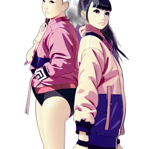 jacket, staff, concept art, anime transparent PNG cut-out