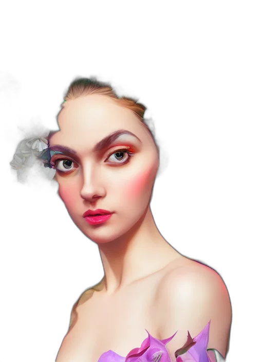 face, mask, crown, dress transparent PNG cut-out