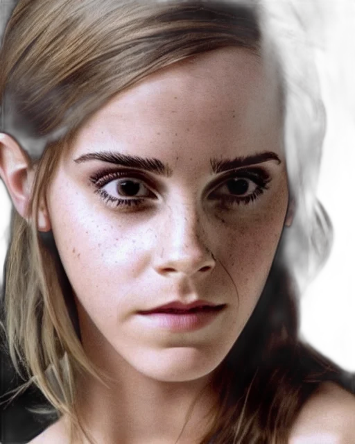 face, photorealistic, concept art, emma transparent PNG cut-out