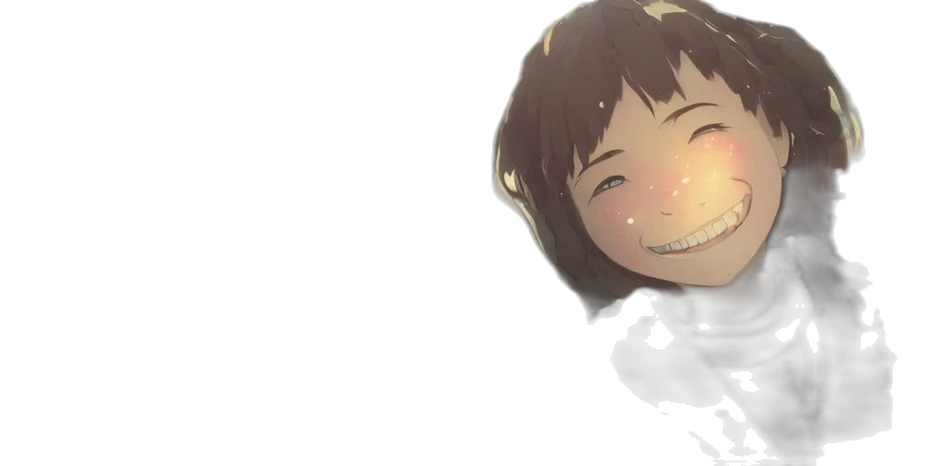 face, creature, mask, watercolor transparent PNG cut-out