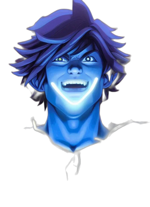 face, mask, creature, robot, anime, concept art, comic book art, photorealistic transparent PNG cut-out