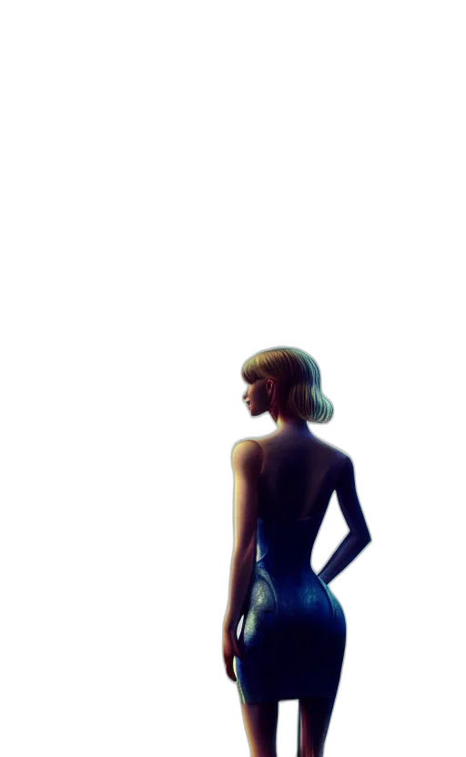 dress, robot, creature, jacket transparent PNG cut-out