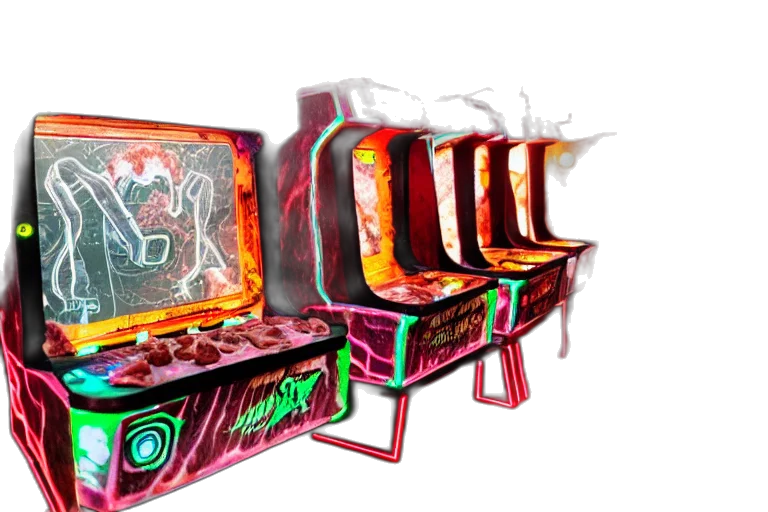 concept art, 3d render, photorealistic, neon lights transparent PNG cut-out