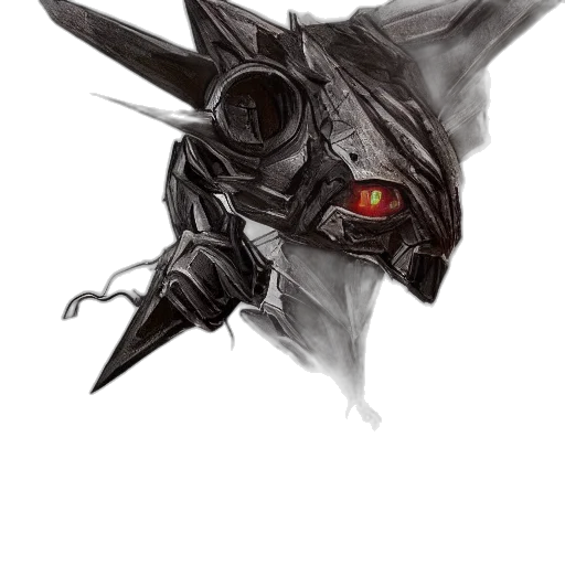mask, dragon, face, creature transparent PNG cut-out