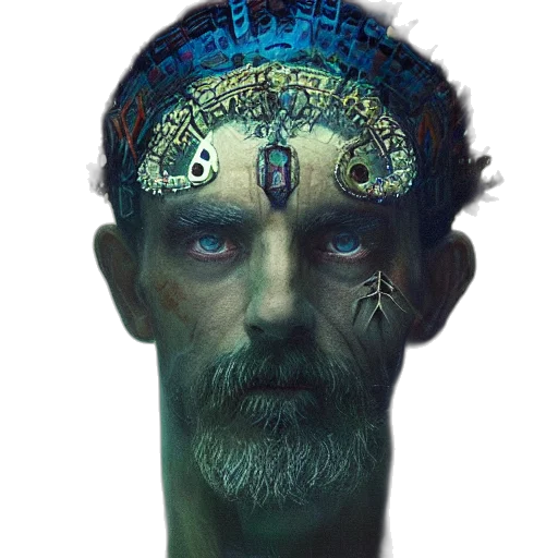 mask, face, crown, staff transparent PNG cut-out