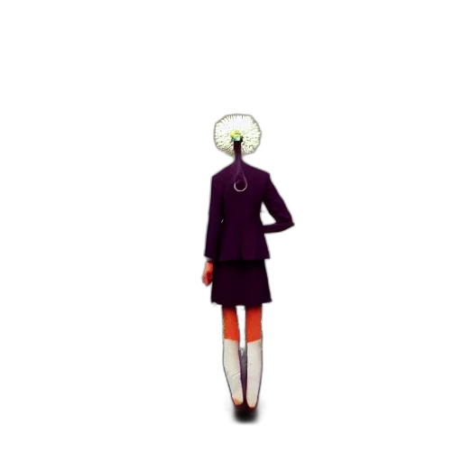 dress, staff, jacket, robot, pixel art, concept art, 3d render, cartoon transparent PNG cut-out