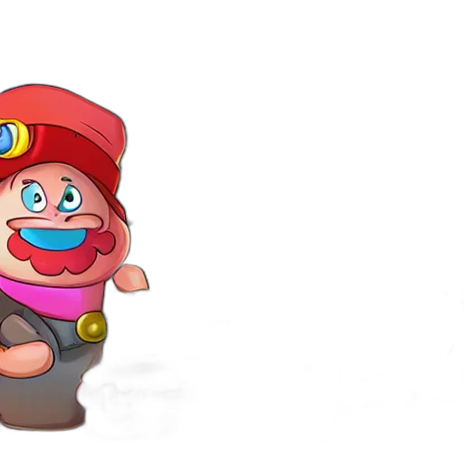 hat, staff, 3d render, concept art, pixel art, cartoon, pool, maintenance transparent PNG cut-out