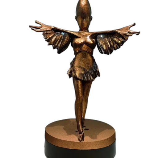 3d render, concept art, fantasy art, illuminates, sculpture, toy, display transparent PNG cut-out