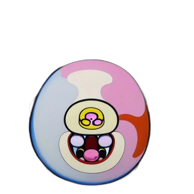 hat, jewelry, creature, mask, concept art, 3d render, pixel art, pastel transparent PNG cut-out