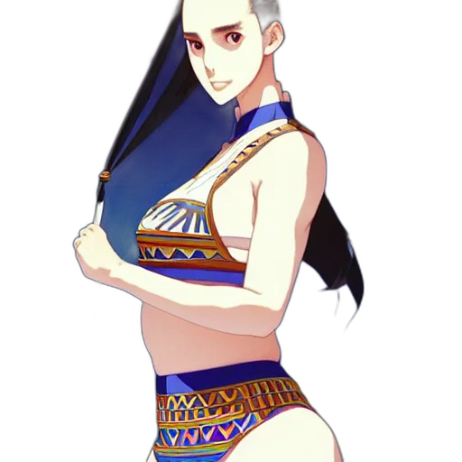 staff, dress, jewelry, fantasy art, concept art, pixel art, anime, blue transparent PNG cut-out
