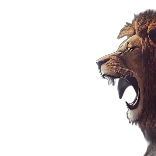 animal, concept art, 3d render, photorealistic transparent PNG cut-out