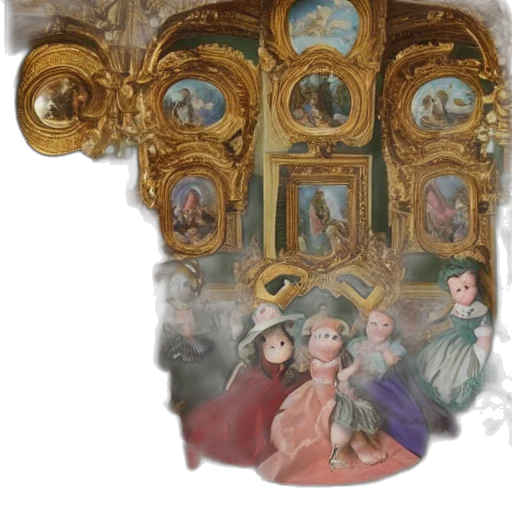 crown, jewelry, staff, mask, oil painting, concept art, photorealistic, watercolor transparent PNG cut-out