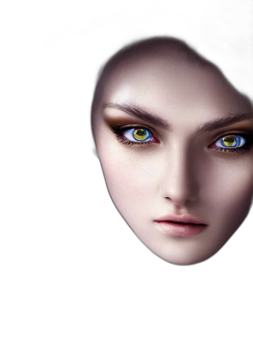 face, mask, jewelry, robot, photorealistic, 3d render, fantasy art, concept art transparent PNG cut-out