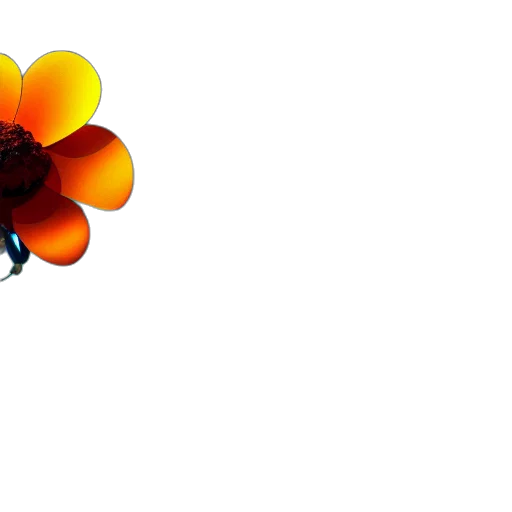 flower, crown, jewelry, staff, 3d render, photorealistic, pixel art, concept art transparent PNG cut-out