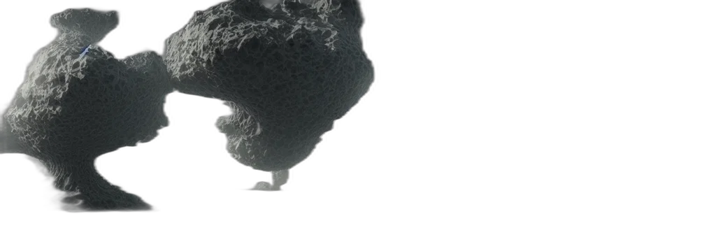 hair, mask, face, crown, 3d render, photorealistic, concept art, outer space transparent PNG cut-out