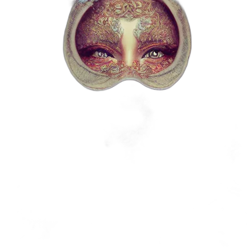 mask, jewelry, face, crown, fantasy art, photorealistic, 3d render, concept art transparent PNG cut-out