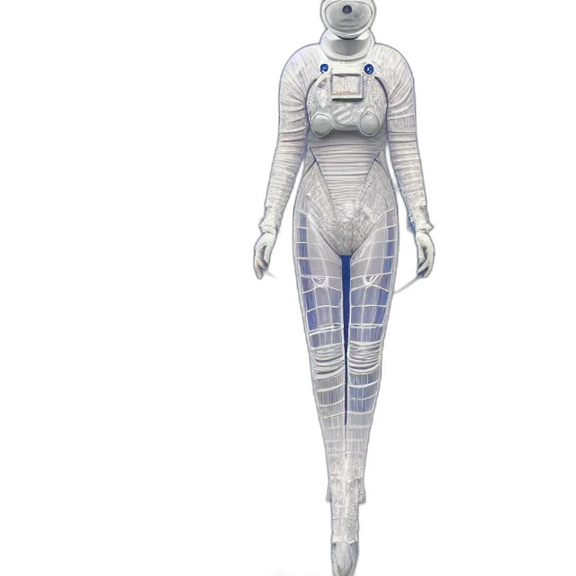 dress, robot, jewelry, concept art transparent PNG cut-out