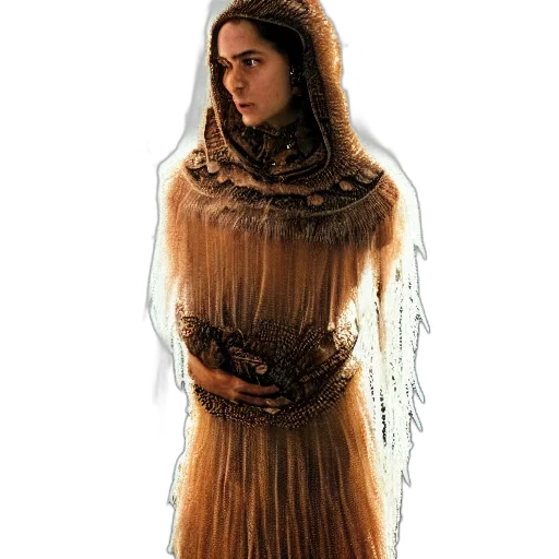 dress, staff, jacket, creature, concept art, fantasy art, photorealistic, comic book art transparent PNG cut-out