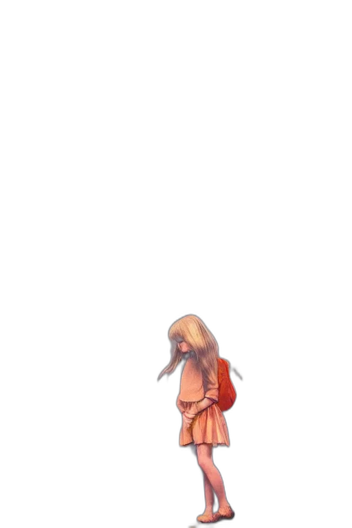 dress, staff, hair, creature, pixel art, concept art, 3d render, anime transparent PNG cut-out