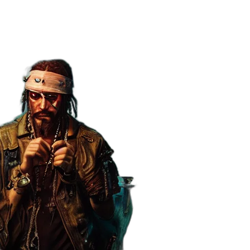 jacket, mask, weapon, face transparent PNG cut-out