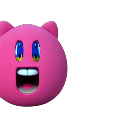 mask, face, creature, animal, 3d render, concept art, vaporwave, render transparent PNG cut-out