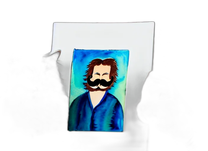 face, oil painting, photorealistic, watercolor transparent PNG cut-out