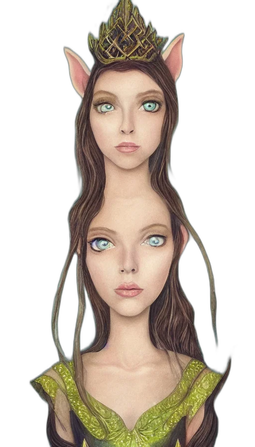 face, hair, jewelry, mask, fantasy art, concept art, photorealistic, 3d render transparent PNG cut-out