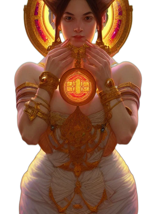 jewelry, staff, mask, crown, concept art, fantasy art, photorealistic, pixel art transparent PNG cut-out