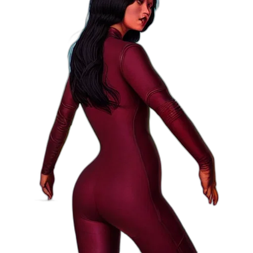 dress, concept art, 3d render, comic book art transparent PNG cut-out